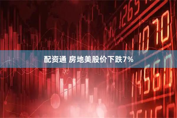 配资通 房地美股价下跌7%
